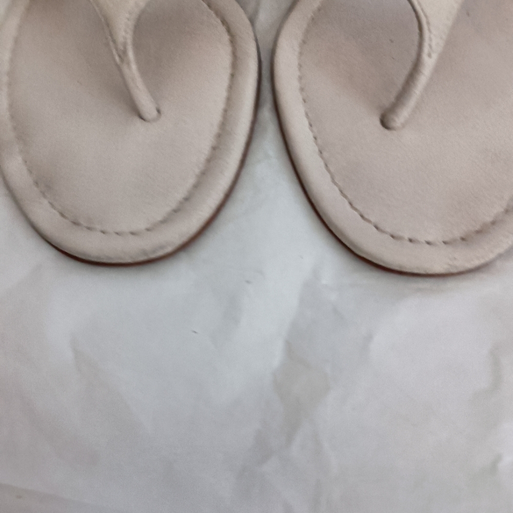 Prada bow thong leather triangle logo sandals size 39.5 - Picture 2 of 16